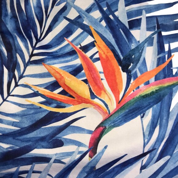 HAWAII HANGOVER Tank Top Swim Shirt. Blue Floral Tropical print.  Sleeveless YL - Picture 6 of 6